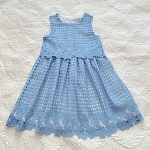 Mayoral Dress blue lace dress size 8